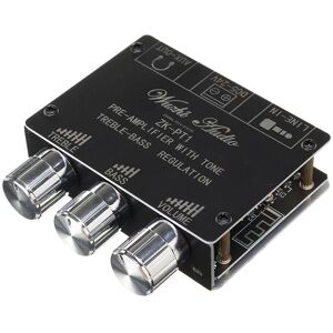 High Discount ZK-PT1 Bluetooth 5.0 Audio Receiver Decoder Stereo Tone Board Volume Controller Diskant Bas Tonal forforstærker Forstærkerknap til forstærker