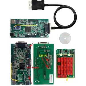 SupplySwap OBD2 Scanner, Bluetooth-forbindelse, Bil- og Lastbil-diagnostisk værktøj, V30 Rød NEC Relæ