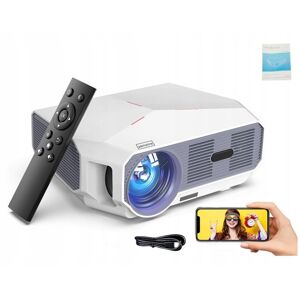 Projektor Full HD 1080p WiFi Android 9.0 4K 4800lm 4000: 1 45-200