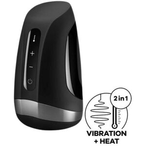 Satisfyer Men Heat Vibration – Masturbator med Klimaksfremmende Varme og Vibration