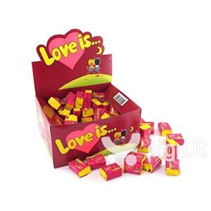 Love Is Tyggegummi Kærlighed er kirsebær-citron, 4,2 g x 100 stk.