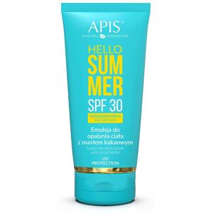 ACTIVESHOP Apis hello summer spf 30, body tanning emulsion med kakaosmør 200 ml