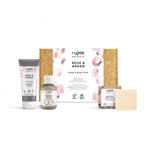 I Love Naturals Rose & Argan Hand & Body Trio Pack