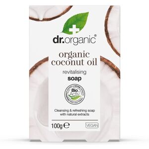 Dr.Organic Virgin Coconut Oil Sæbe rensende og forfriskende sæbe til tør hud 100g