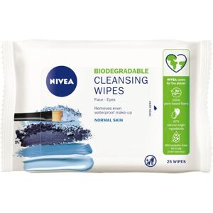 Nivea Biologisk nedbrydelige renseservietter biologisk nedbrydelige 3i1 forfriskende makeupfjerningsservietter 25 stk.