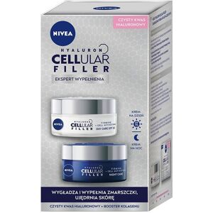 Nivea Cellular Filler sæt anti-rynke dagcreme 50ml + anti-rynke natcreme 50ml