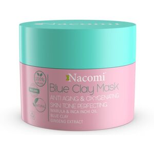 NACOMI Vegan Blue Clay Mask Anti Aging Iltgivende blå anti-rynke iltmaske 50ml