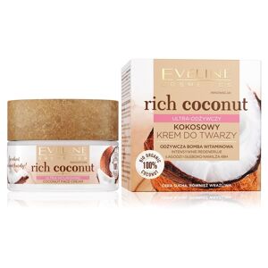 Eveline Cosmetics Rich Coconut ultra-nærende kokos ansigtscreme 50ml