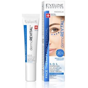 Eveline Cosmetics Face Therapy Professionel Dermorevital SOS behandling, der reducerer mørke rande og hævelser under øjnene 15ml