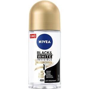 Nivea Black&White Invisible Silky Glat antiperspirant roll-on 50ml