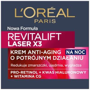 L'OREAL PARIS Revitalift Laser X3 triple action anti-aging creme til natten 50ml