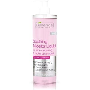 Bielenda Professional Soothing Micellar Liquid beroligende og beroligende micellar væske til fjernelse af make-up og rensning af ansigtet 500ml