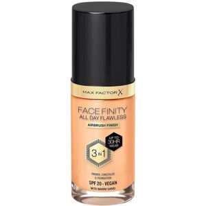 Max Factor Facefinity All Day Flawless 3i1 dækkende flydende foundation W70 Warm Sand 30ml