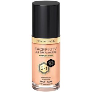 Max Factor Facefinity All Day Flawless 3i1 dækkende flydende foundation N45 Varm mandel 30ml