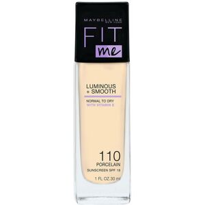 Maybelline Fit Me Luminous + Smooth Foundation illuminating face foundation 110 Porcelæn 30ml