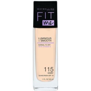 Maybelline Fit Me Luminous + Smooth Foundation illuminating face foundation 115 Ivory 30ml