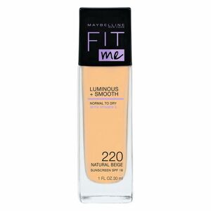 Maybelline Fit Me Luminous + Smooth Foundation illuminating face foundation 220 Natural Beige 30ml