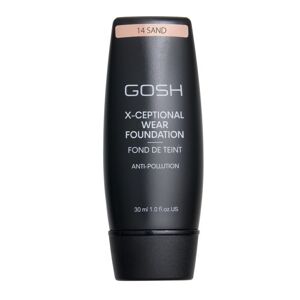 GOSH X-Ceptional Wear Foundation Long Lasting Makeup 14 Sand 30ml