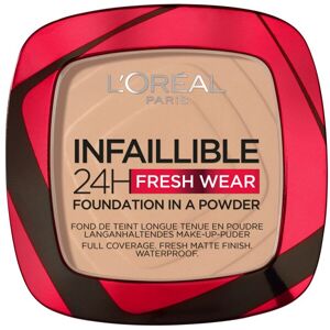 L'OREAL PARIS Infaillible 24H Fresh Wear Foundation In A Powder matterende pudderfoundation 130 True Beige 9g