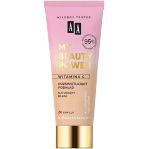 AA My Beauty Power illuminating foundation 01 Vanilje 30ml