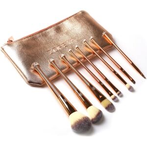 shopnbutik ZOREYA 8 In 1 Mermaid Cosmetic Brush Set Nylon Hair Makeup Tools Cosmetic Brush(ZS407)