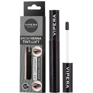 Vipera Henna TINT&LIFT enkeltkomponent øjenbryn henna Dark Brown 5ml