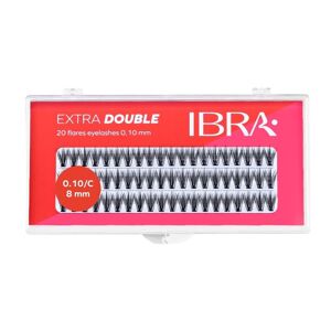 Ibra Ekstra Double Knot-Free C falske øjenvipper 0,10-8mm