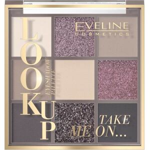 Eveline Cosmetics Look Up palet med 9 øjenskygger Take Me On 10,8g