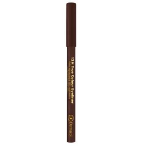 Dermacol 12H True Color Eyeliner langtidsholdbar eyeliner blyant 6 Mørkebrun 2g