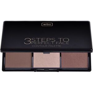 Wibo 3 Steps To Perfect Face Contour Palette Dark 10g