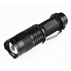 Shoppo Marte SK98 LED Focus Flashlight, 3 Mode, Cree XM-L T6 LED, Luminous Flux: 1000lm, Length: 11.5cm(White Light)