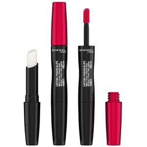 Rimmel Lasting Provocalips langtidsholdbar læbestift 2i1 500 Kiss The Town Red 6ml