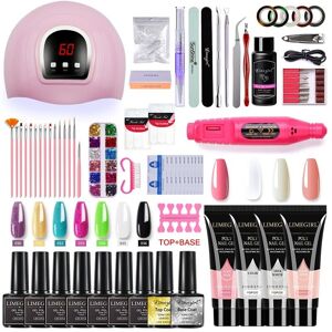 Limegirl polygel kit manicure sæt negle kit negle farve gel