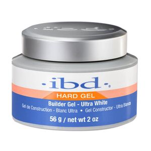 IBD Hard Builder Gel LED/UV byggegel Ultra White 56g