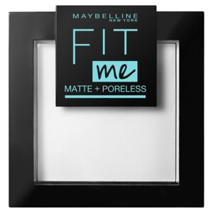 Maybelline Fit Me Matte Poreless Pressed Powder kompakt ansigtspudder 090 Translucent 9g