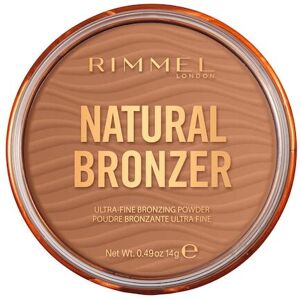 Rimmel Naturlig bronzer ansigtsbronzer med lysende partikler 002 Sunbronze 14g