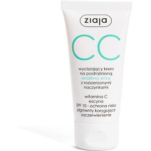 ZIAJA CC beroligende creme til irriteret følsom hud med udvidede kapillærer SPF10 50ml