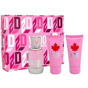 Giftset Dsquared2 Wood Pour Femme Edt 50ml + Sg 50ml + Bl 50ml