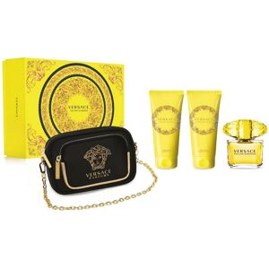 Versace Yellow Diamond sæt eau de toilette spray 90ml + bodylotion 100ml + shower gel 100ml + taske