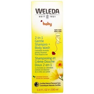 2-in-1 Gel and Shampoo Baby Weleda Baby 200 ml