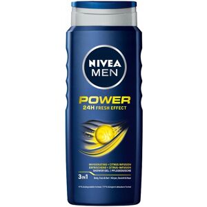 Nivea Men Power 24H Fresh Effect shower gel 500ml