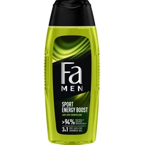 Fa Men Sport Energy Boost shower gel med en 3-i-1 formel med duft af guarana og ginseng 400ml