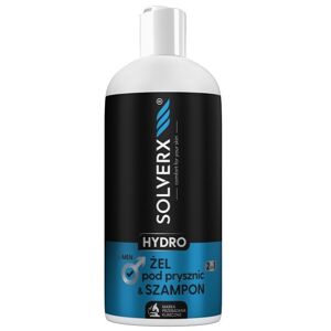 Solverx Hydro shower gel og shampoo 2i1 til mænd 400ml