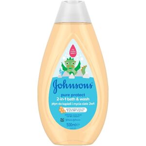 JOHNSON & JOHNSON Johnson's Baby Pure Protect 2in1 Bath&Wash bad og kropsvask til børn 500ml