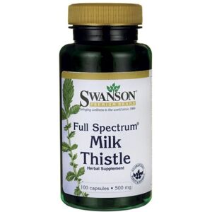 Swanson FS Milk Thistle 500mg kosttilskud 100 kapsler