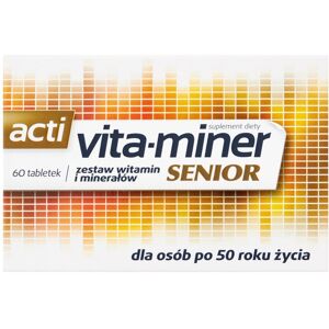 Acti vita-miner Senior sæt vitaminer og mineraler kosttilskud 60 tabletter