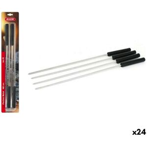 Ripa Sæt med spyd til grill Algon Metal Plastic 4 Dele (24 antal) (48 cm) (4 stk)