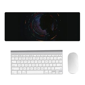 Shoppo Marte Hand-Painted Fantasy Pattern Mouse Pad, Size: 300 x 800 x 1.5mm Not Overlocked(2 Silhouettes)