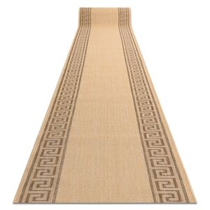 Dywany Luszczów Fortovet SISAL FLOORLUX design 20014 men / coffee 70 cm, 70x200 cm