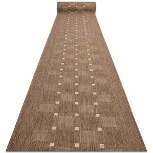 Dywany Luszczów Fortovet SISAL FLOORLUX design 20079 coffee / men 100 cm, 100x100 cm